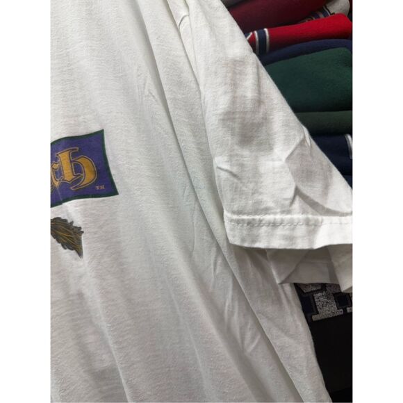 Sz L Vintage 2001 Y2K Harry Potter Quidditch Golden Snitch Movie Promo T-Shirt - Picture 3 of 9